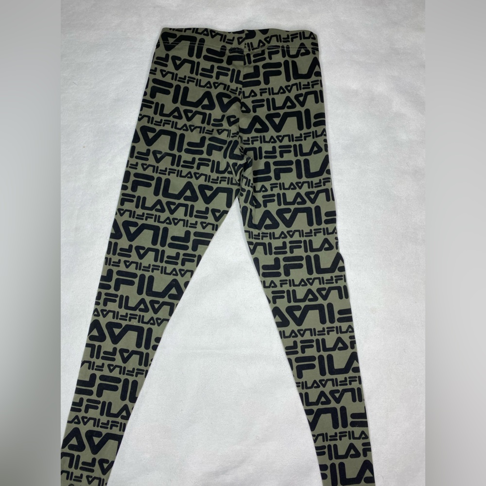 FILA Kaylee Tight Leggings in Green XS - Picture 3 of 3